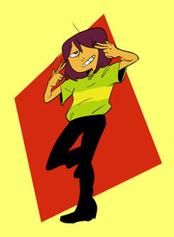 color plano, 1 personaje