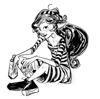 Sketch sample, 1 character.